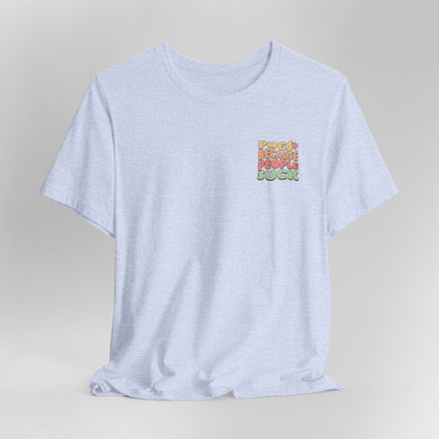 Pug Lover T-Shirt -  Retro Pug Shirt for Women